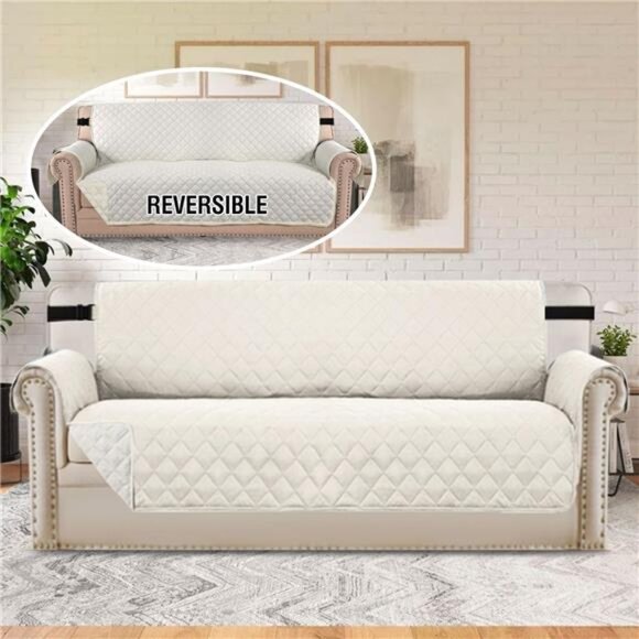 Sofa Protector for Dogs/Cats/Pets Sofa Slipcover Quilted Furniture - Picture 3 of 7